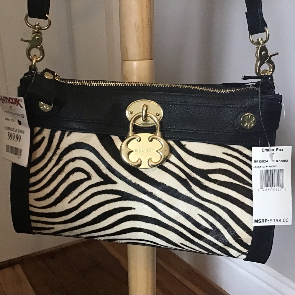 NWT Emma Fox genuine leather purse